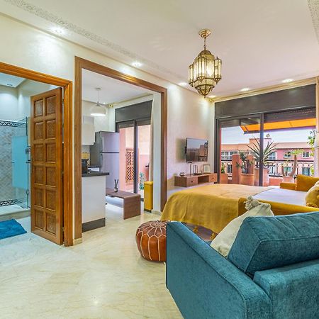 Le Jasmin - Appartement Authentique A Gueliz Marrakesh Exteriör bild
