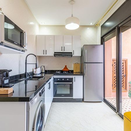 Le Jasmin - Appartement Authentique A Gueliz Marrakesh Exteriör bild