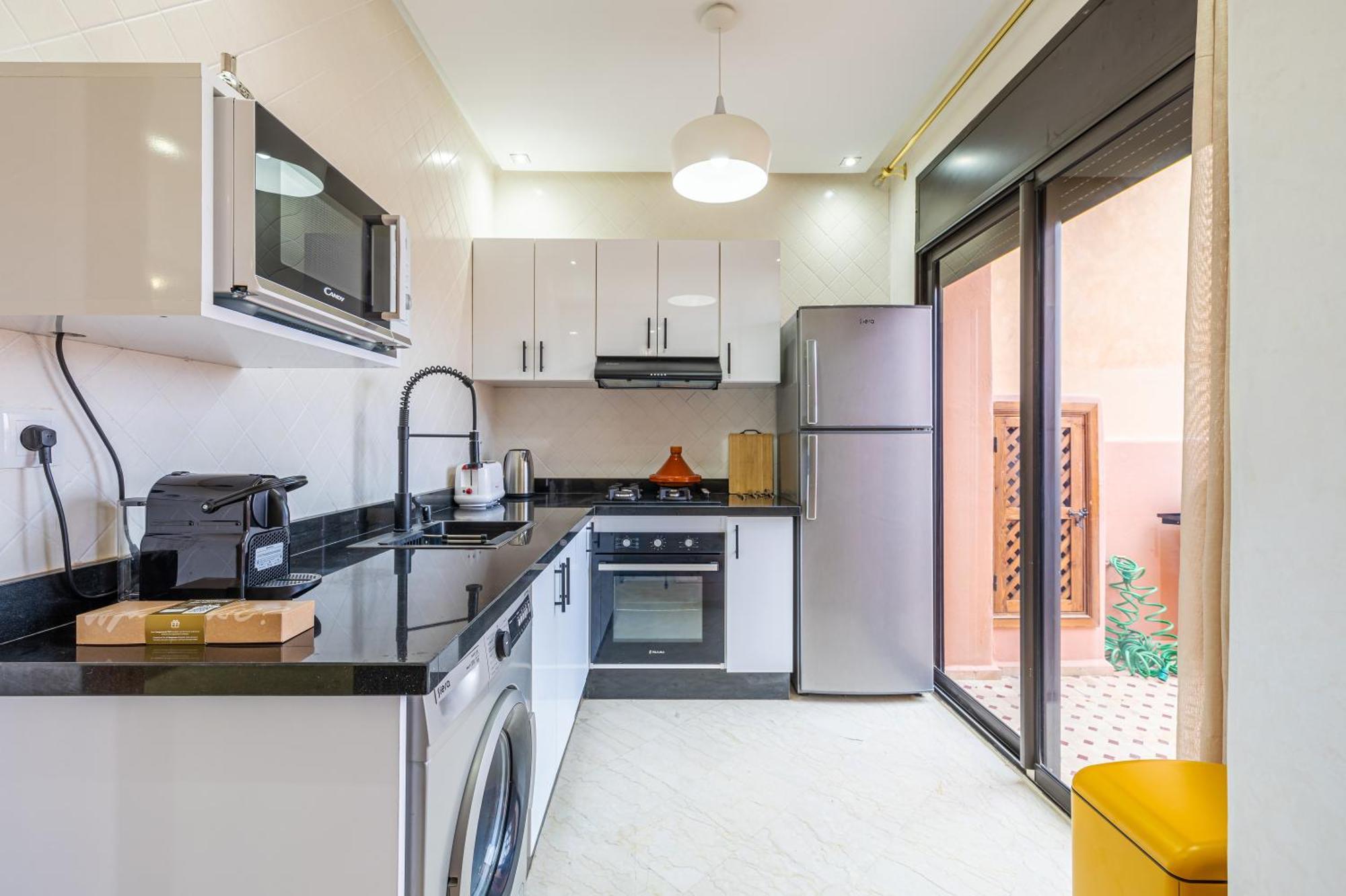 Le Jasmin - Appartement Authentique A Gueliz Marrakesh Exteriör bild