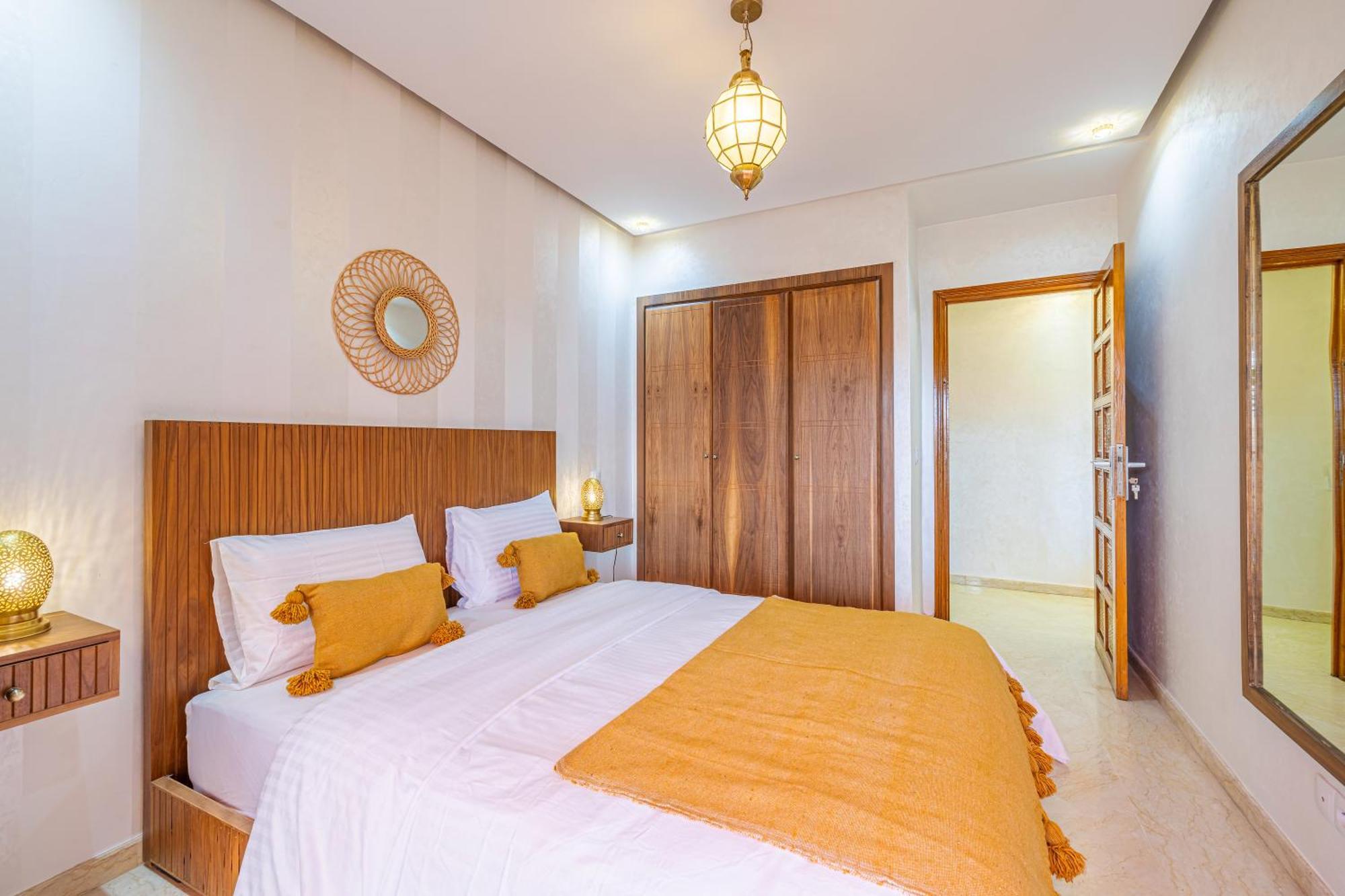 Le Jasmin - Appartement Authentique A Gueliz Marrakesh Exteriör bild